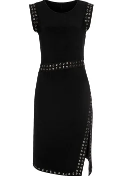 LASCANA Midi Dresses-Rivet Detail Dress