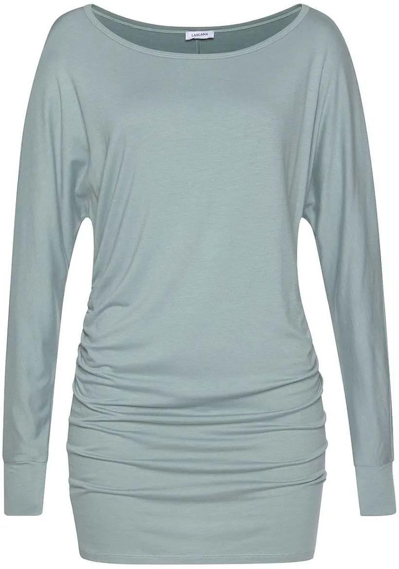 LASCANA Long Sleeve Tops-Ruched Long Sleeve Top