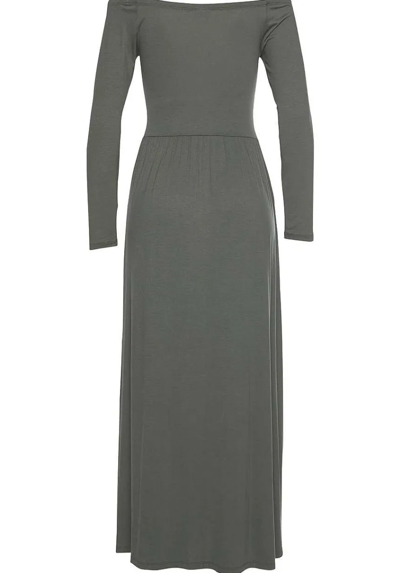 LASCANA Fall Dresses-Ruched Maxi Dress