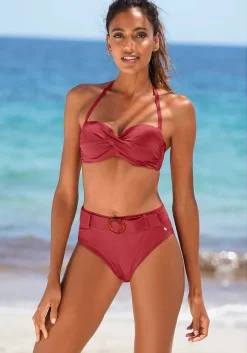 LASCANA Bandeau-Ruched Underwire Bikini Top