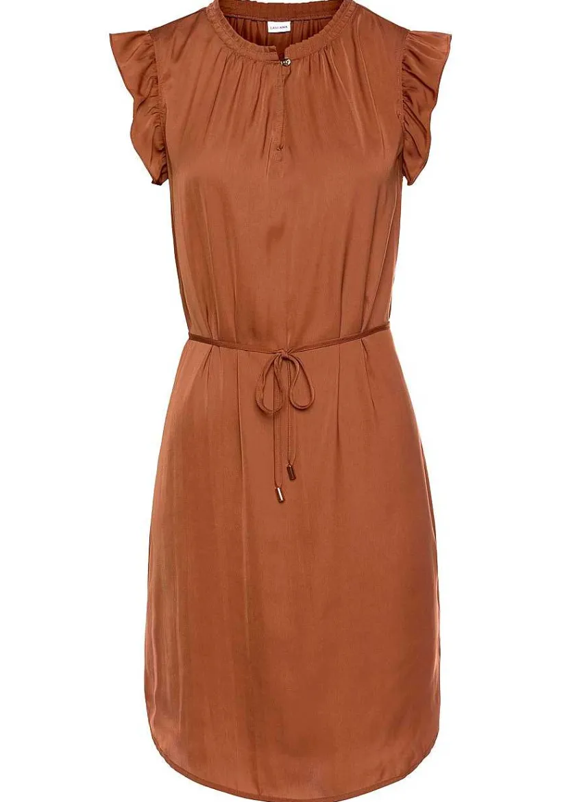 LASCANA Fall Dresses-Ruffle Sleeve Dress
