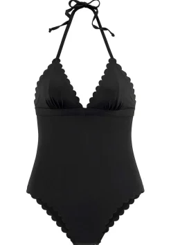 LASCANA One-Pieces-Scalloped Hem One Piece