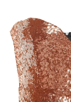 LASCANA Short Dresses-Sequin Strapless Bodycon Dress