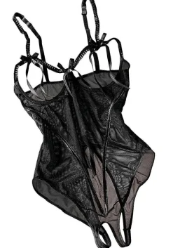 LASCANA Teddies & Corsets-Sexy Open Sheer Teddy