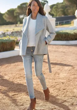 LASCANA Coats-Short Belted Coat