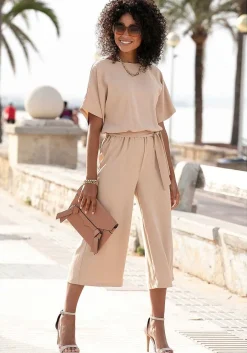 LASCANA Jumpsuits-Short Sleeve Culotte Jumpsuit