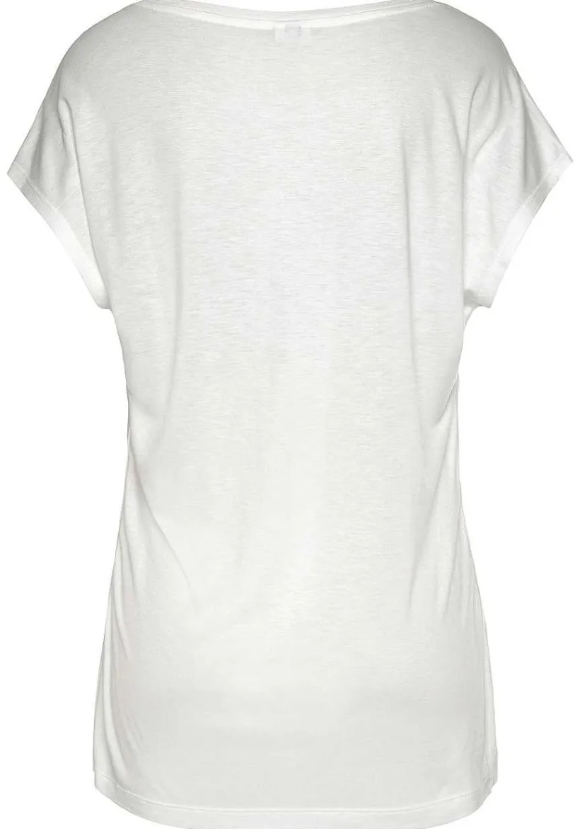 LASCANA Short Sleeve Tops-Short Sleeve Graphic Top