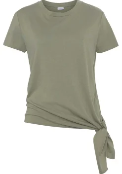 LASCANA Short Sleeve Tops-Short Sleeve Side Tie Top