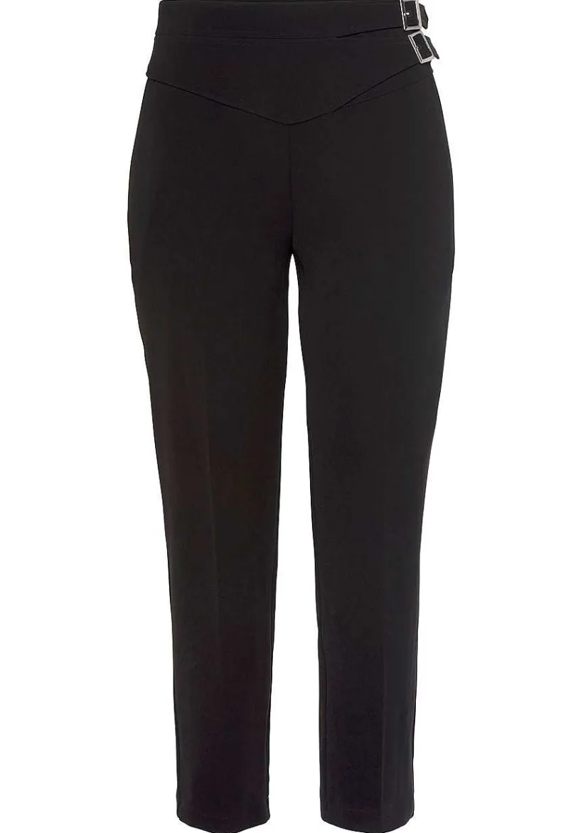 LASCANA Pants-Side Buckle Pants