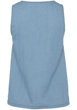 LASCANA Sleeveless Tops-Side Button Detail Top
