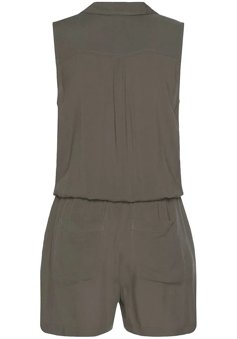 LASCANA Rompers-Sleeveless Drawstring Romper