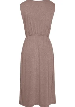 LASCANA Fall Dresses-Sleeveless Elastic Waist Dress
