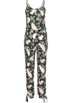 LASCANA Jumpsuits-Sleeveless Floral Print Jumpsuit