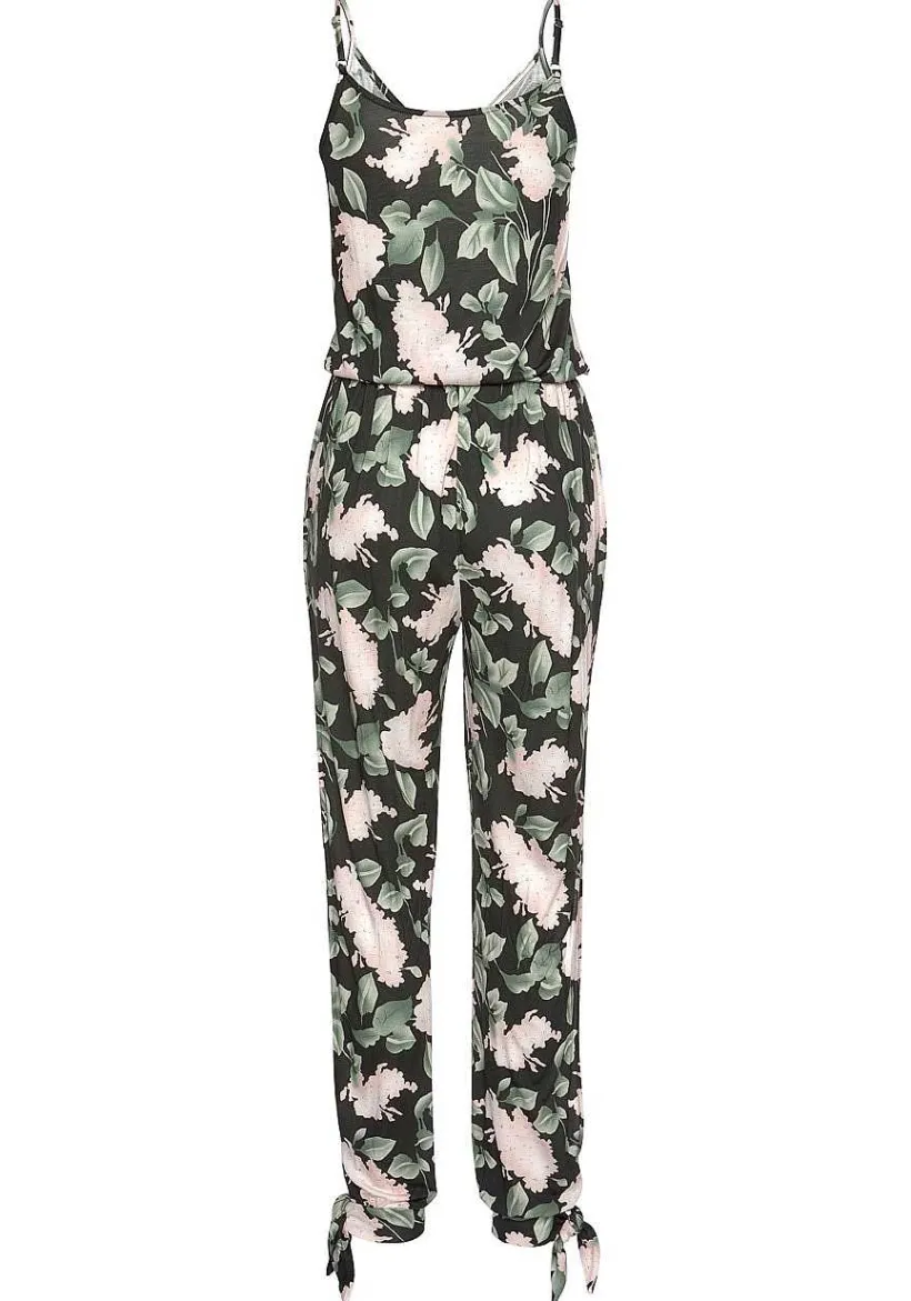 LASCANA Jumpsuits-Sleeveless Floral Print Jumpsuit