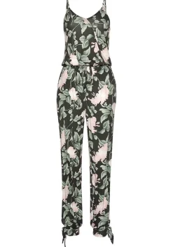 LASCANA Jumpsuits-Sleeveless Floral Print Jumpsuit