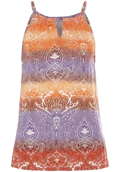 LASCANA Sleeveless Tops-Sleeveless Keyhole Detail Top