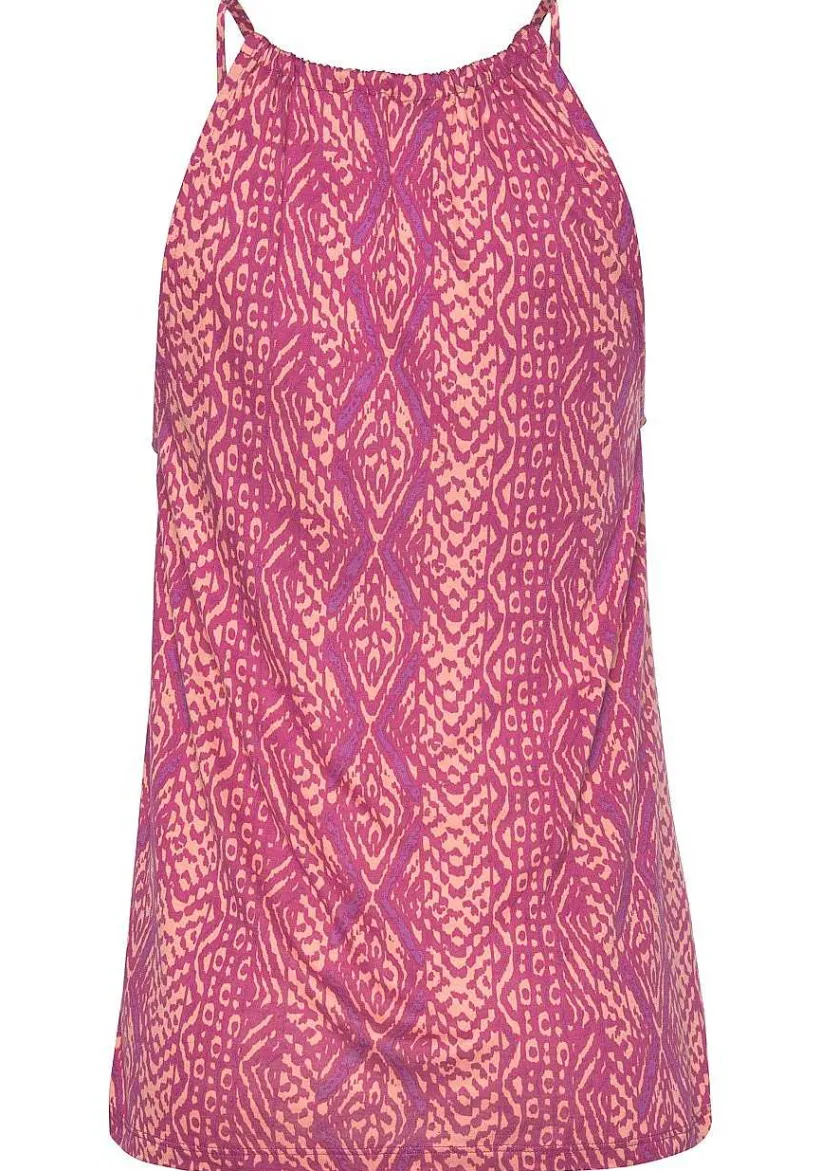 LASCANA Sleeveless Tops-Sleeveless Keyhole Detail Top