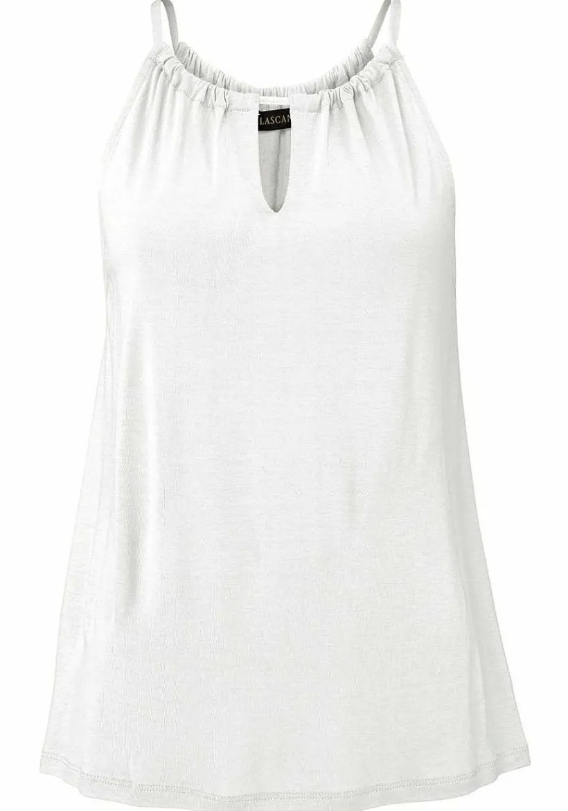 LASCANA Sleeveless Tops-Sleeveless Keyhole Detail Top
