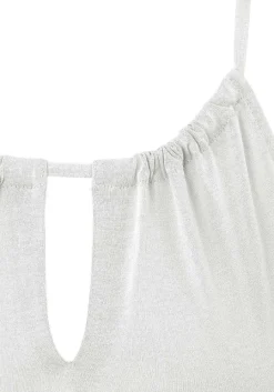 LASCANA Sleeveless Tops-Sleeveless Keyhole Detail Top