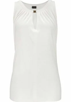 LASCANA Sleeveless Tops-Sleeveless Keyhole Top