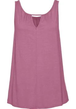 LASCANA Sleeveless Tops-Sleeveless Keyhole Top