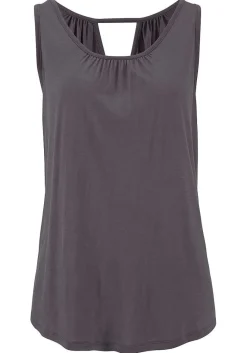 LASCANA Sleeveless Tops-Sleeveless Keyhole Top