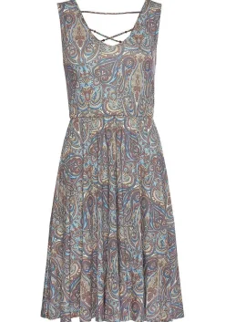 LASCANA Short Dresses-Sleeveless Paisley Dress