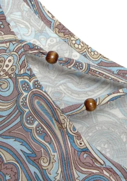 LASCANA Short Dresses-Sleeveless Paisley Dress