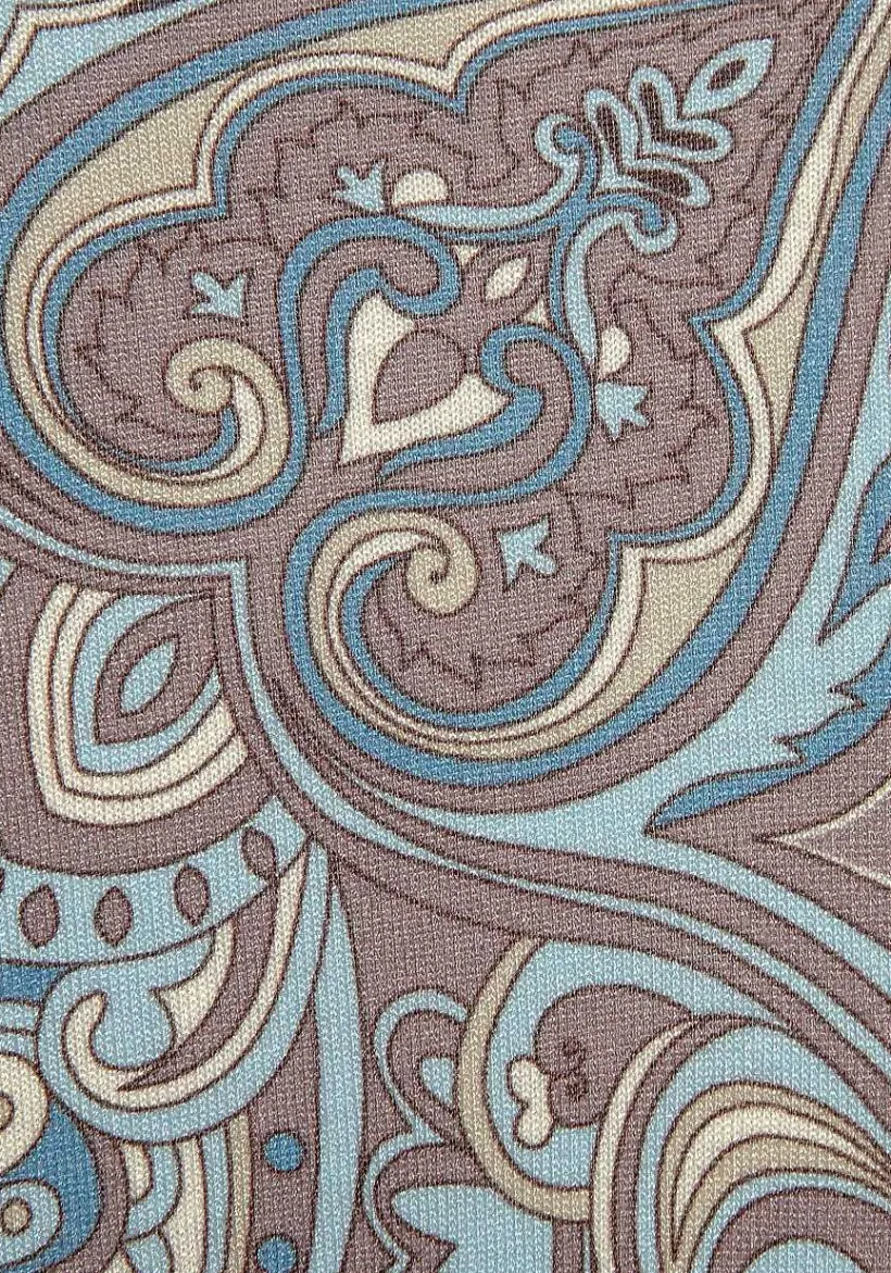 LASCANA Short Dresses-Sleeveless Paisley Dress