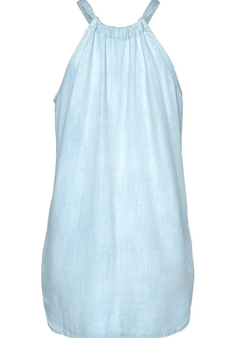 LASCANA Sleeveless Tops-Sleeveless Tie Neck Top