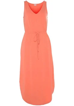 LASCANA Midi Dresses-Sleeveless V-Neck Dress