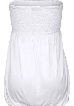 LASCANA Sleeveless Tops-Smocked Bust Bandeau Top