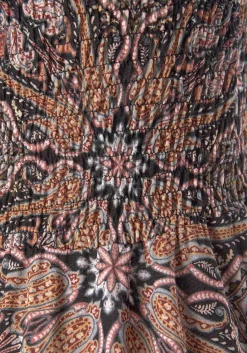 LASCANA Maxi Dresses-Smocked Convertible Maxi Dress