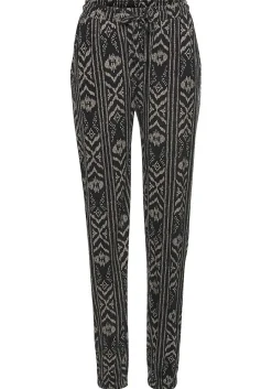 LASCANA Pants-Smocked Elastic Hem Pants