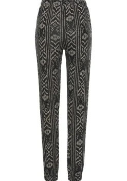 LASCANA Pants-Smocked Elastic Hem Pants