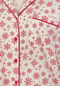 LASCANA Pajamas & Sets-Snowflake Sleep Shirt