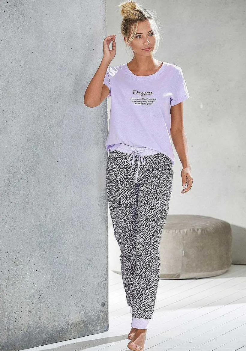LASCANA Pajamas & Sets-Soft Graphic Pajama Shirt