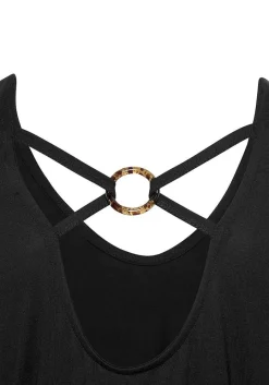 LASCANA Long Sleeve Tops-Strappy Back Long Sleeve Top
