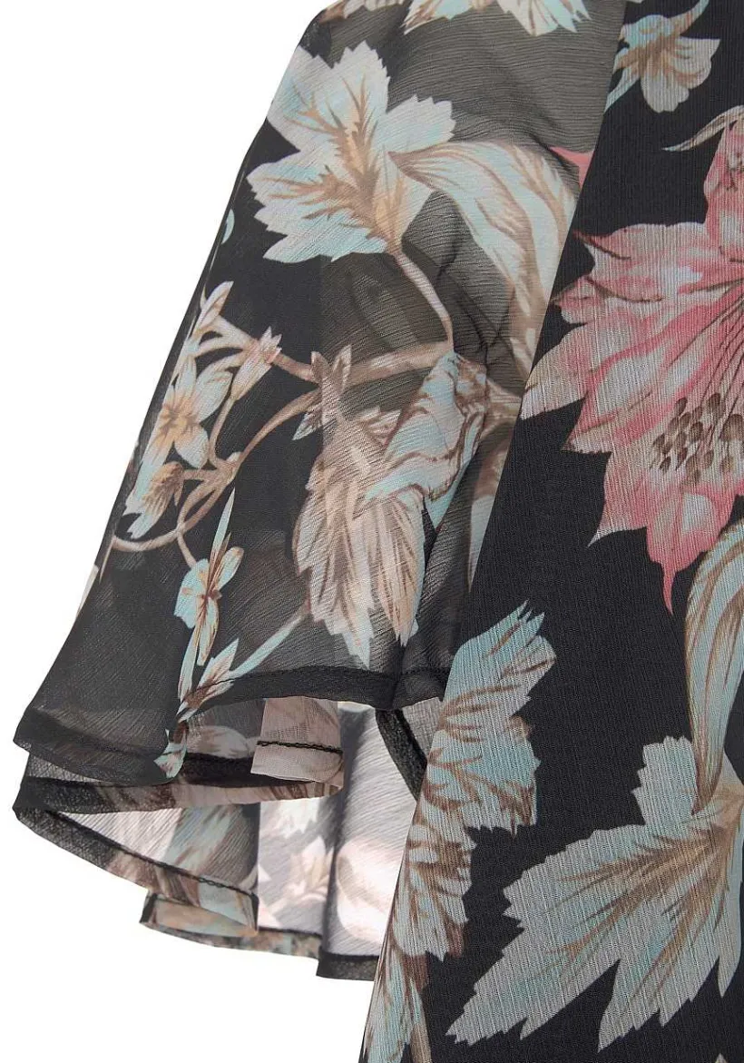 LASCANA Blouses-Strappy Cold Shoulder Blouse
