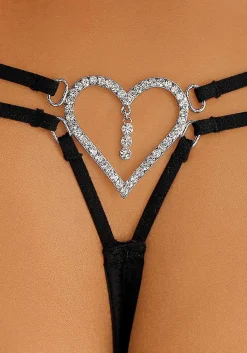 LASCANA Sexy Bottoms-Strappy Heart Thong