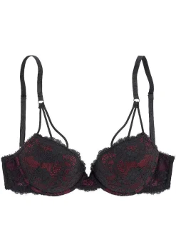 LASCANA D+ Bras-Strappy Lace Push Up Bra