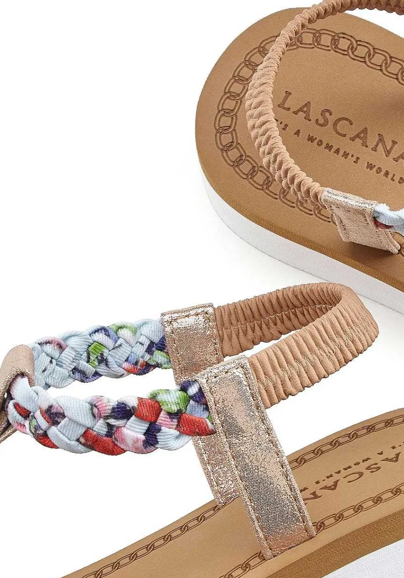 LASCANA Sandals-Strappy Wedge Sandals