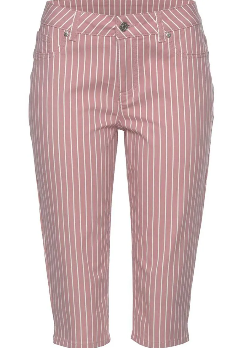 LASCANA Pants-Striped Capri Pants