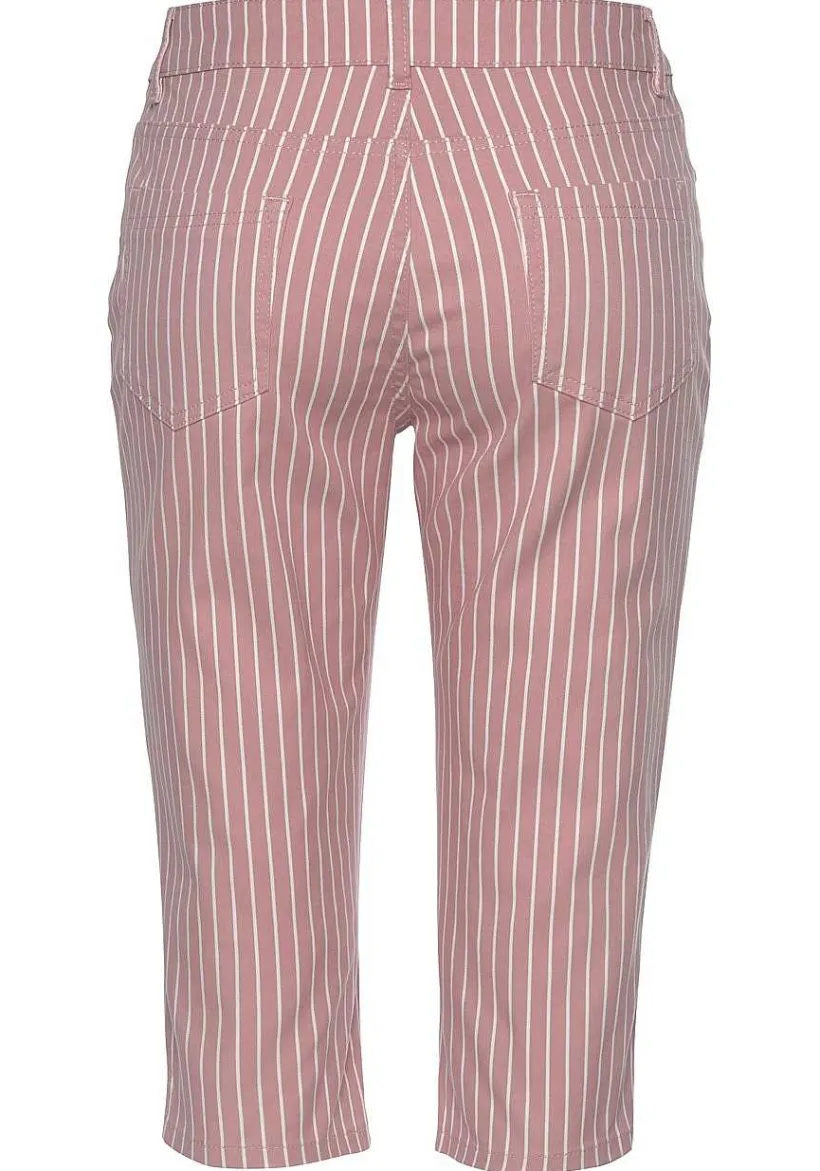 LASCANA Pants-Striped Capri Pants