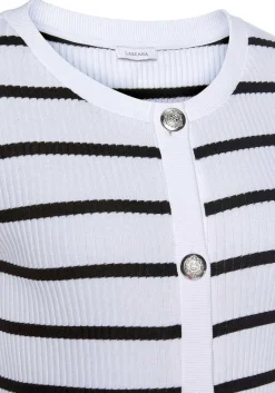 LASCANA Cardigans-Striped Cropped Cardigan