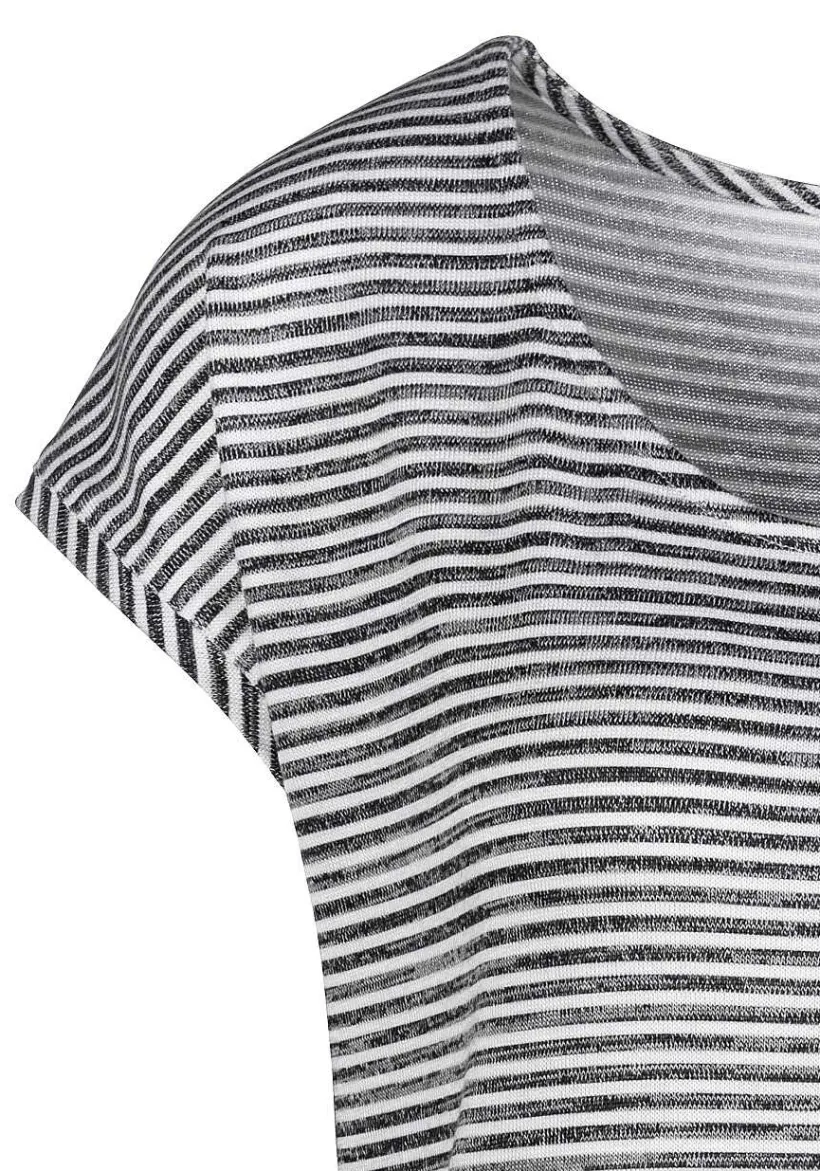LASCANA Short Sleeve Tops-Striped Short Sleeve Top