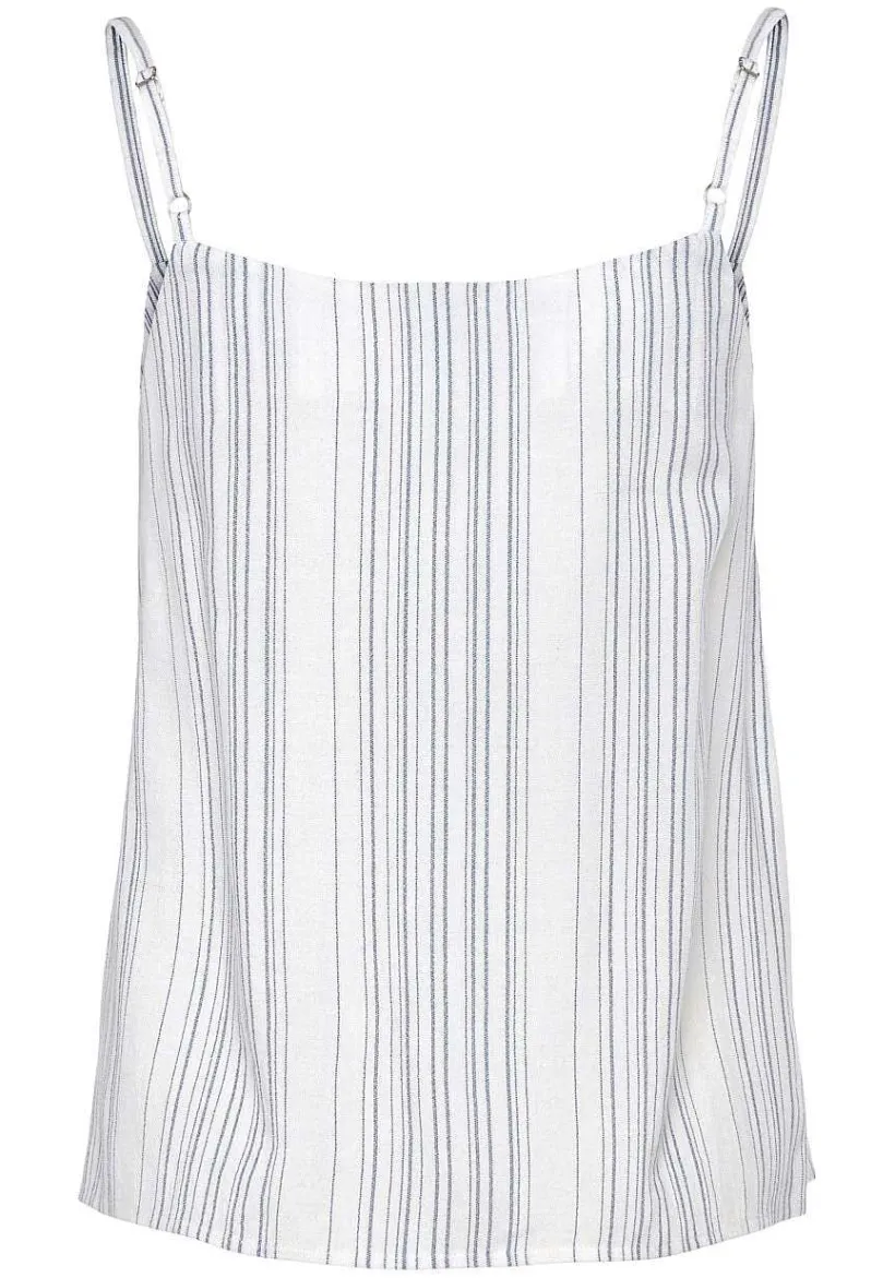 LASCANA Sleeveless Tops-Striped Spaghetti Strap Top