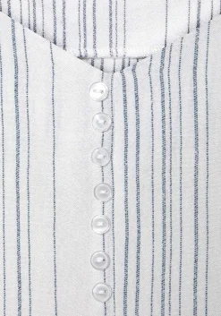 LASCANA Sleeveless Tops-Striped Spaghetti Strap Top