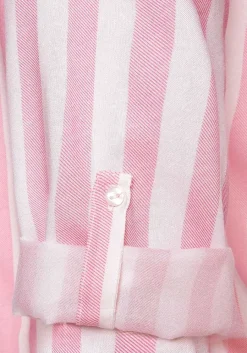 LASCANA Blouses-Striped Tab Sleeve Blouse