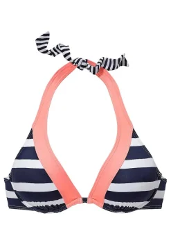 LASCANA Underwire-Striped Underwire Bikini Top